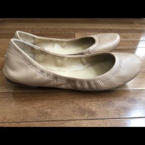 Lucky Brand Emmie Leather Flats Shoes Size 8 W